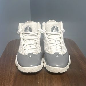 Nike Jordan 6 Rings White/Cool Grey-White 323432-121 Pre-School Size 13c